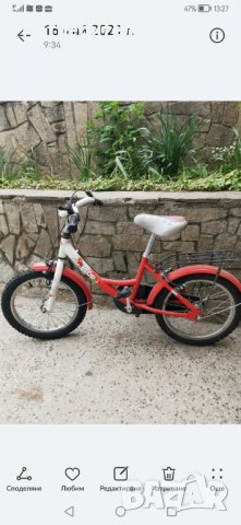 Детско колело, снимка 1 - Детски велосипеди, триколки и коли - 38459793