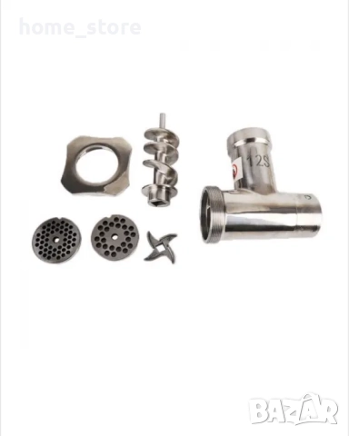 Професионална месомелачка ТК22, 2200W, 220 кг/ч с 3 решетки и 2 ножа, снимка 3 - Месомелачки - 51859379