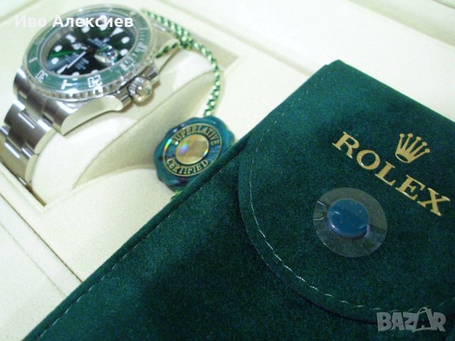 Rolex Submariner Date HULK 40mm Ceramic Steel Green Dial - 116610LV, снимка 16 - Мъжки - 37220161
