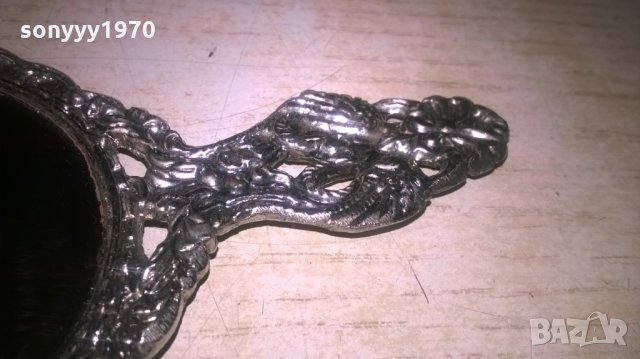 АНТИК-ретро огледалце-12х7см-внос франция, снимка 6 - Колекции - 26803355