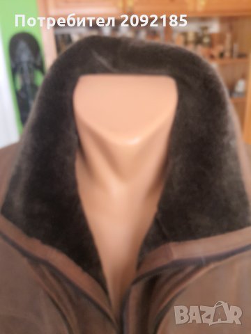 Палто кожено намалено., снимка 3 - Палта - 35081460