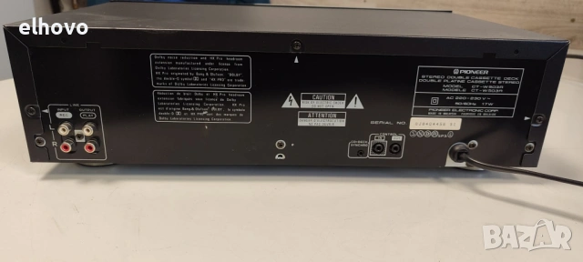 Дек Pioneer CT-W503R, снимка 5 - Декове - 53506048