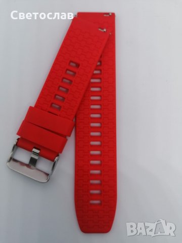 Силиконови каишки Samsung Gear S3, Huawei Watch GT/GT2/ GT2 Pro 22мм, снимка 5 - Смарт гривни - 32543039