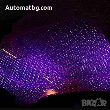 LED светлини за покрив на автомобил, декоративна светлина с USB, цвят Червен, Син, снимка 8 - Аксесоари и консумативи - 28018915