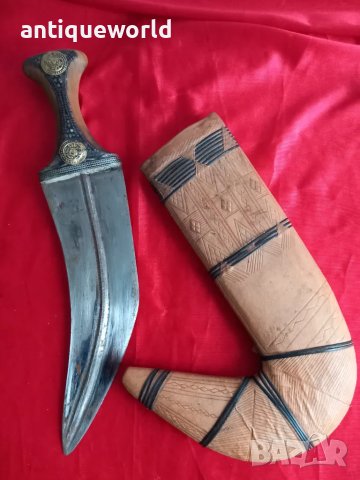 Стар ХАНДЖАР, Кинджал,Кама , Острие, снимка 2 - Антикварни и старинни предмети - 48131705