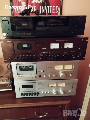 Касетни Декове Philips, Telefunken,JVC,Amstrad.