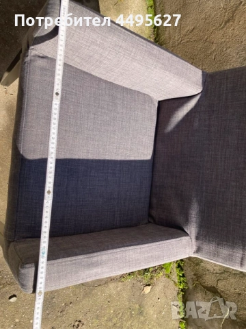 Текстилно кресло, снимка 4 - Столове - 51538200