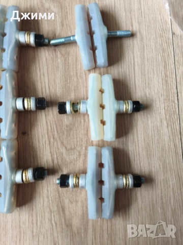 6 чифта за 10лв Калодки / накладки гумички за V-brake или U brake спирачки колело велосипед, снимка 3 - Части за велосипеди - 51923348