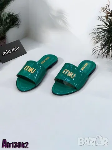 чехли miu miu, снимка 5 - Чехли - 50416661