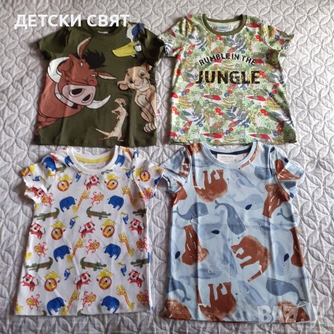 Нови детски тениски от размер 80 до 98см., снимка 2 - Детски тениски и потници - 36671903