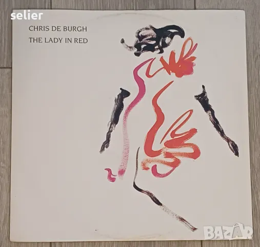 Chris de Burgh ‎– The Lady In Red Maxi Single 12 Издание UK 1986г Максито е с 3 песни-големи хитове , снимка 1 - Грамофонни плочи - 49106565