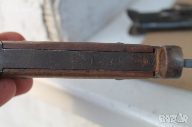 Италиански щик ''Манлихер каркано'', снимка 13 - Антикварни и старинни предмети - 43885145