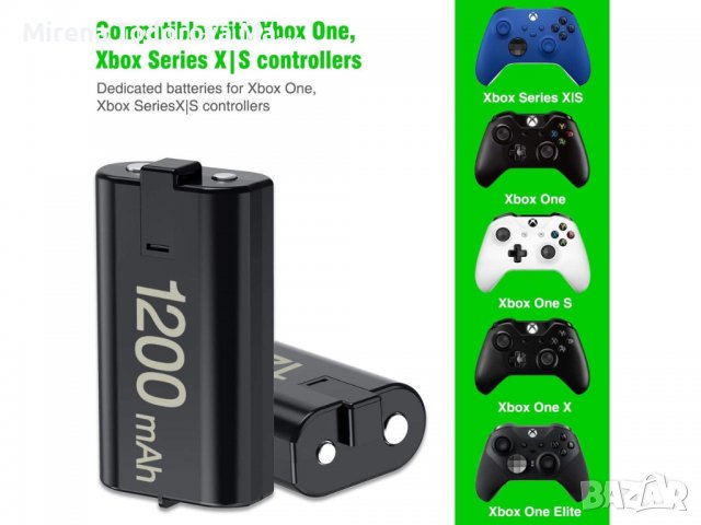 Зарядно устройство за Xbox One Controller Battery, снимка 2 - Аксесоари - 36594628