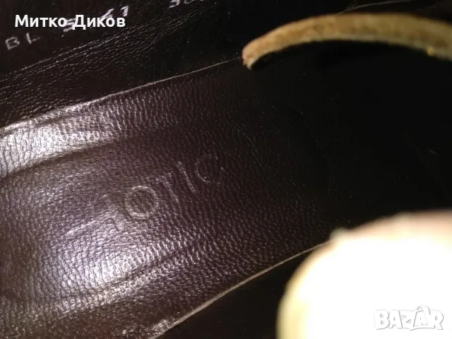 Hotic нови маркови турски обувки естествена кожа реален размер №43 стелка 275мм, снимка 9 - Официални обувки - 48825774