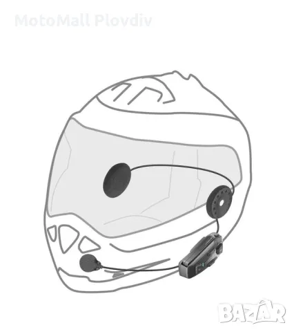 Двоен Bluetooth Headset interphone пакет за U-COM8R Mesh тегнология, снимка 7 - Аксесоари и консумативи - 49347880