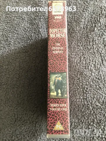 Видеокасета '' INSPECTOR MORSE '' VHS 1987 г., снимка 3 - Други жанрове - 48488836