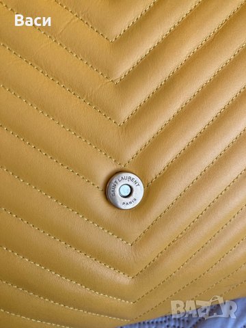 YSL Saint Laurent чанта естествена кожа, снимка 6 - Чанти - 43524907