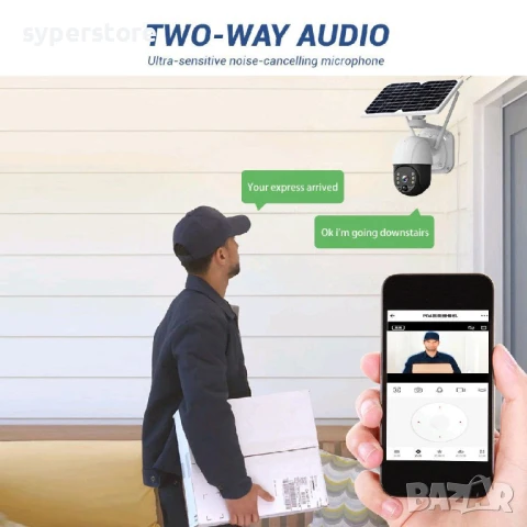 Камера за Видеонаблюдение безжична 4G Digital One SP01083 4G-Q1, 5MP, wi-fi camera, solar, IP камера, снимка 9 - IP камери - 50456202