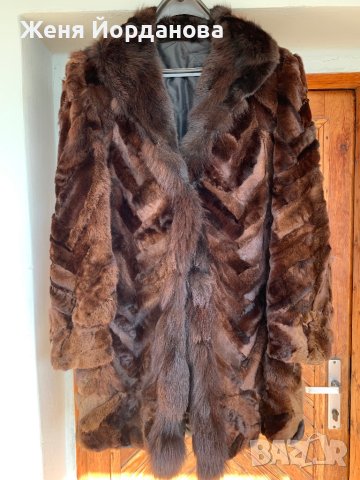 Дамско палто естествен косъм лисица, снимка 6 - Палта, манта - 44101254