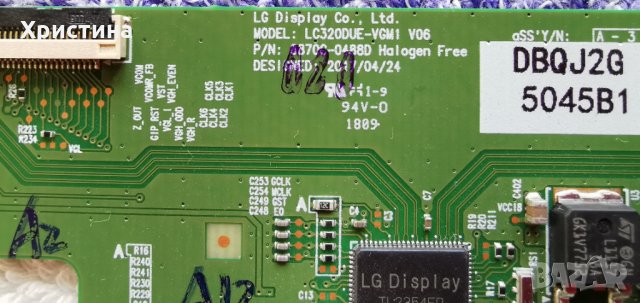 T-con LC320DUE-VGM1 V06, снимка 2 - Части и Платки - 33125225