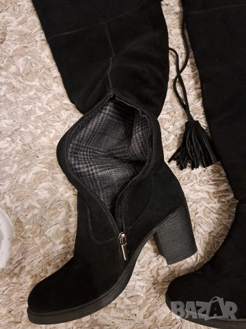 Ботуши от естествен велур, снимка 4 - Дамски ботуши - 27127649