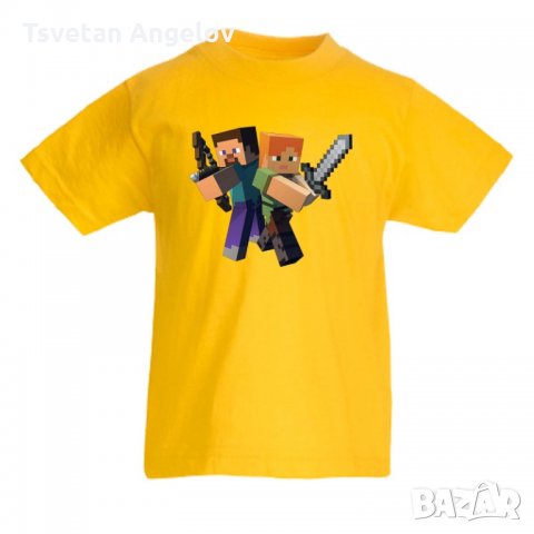 Детска тениска майнкрафт Minecraft 6, снимка 3 - Детски тениски и потници - 32697331
