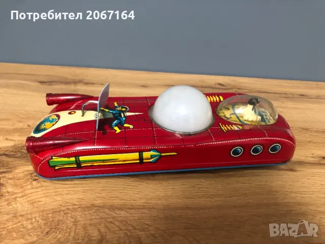 Стара ламаринена играчка луноход , снимка 6 - Колекции - 48199085