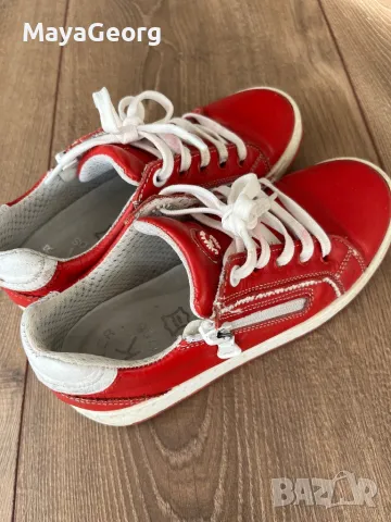 Детски анатомични обувки естествена кожа 32 номер, снимка 2 - Детски маратонки - 49450255