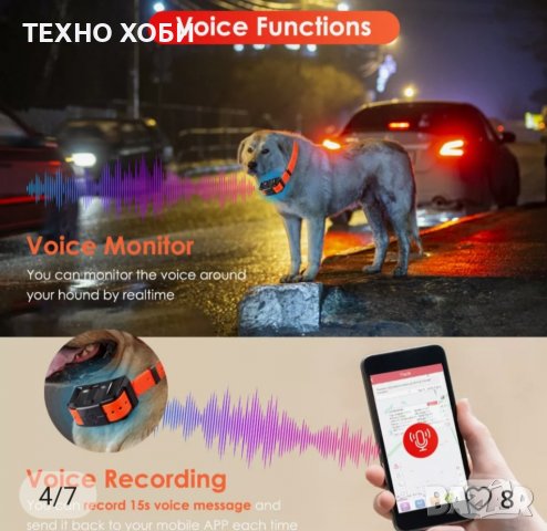 GPS Tracker ДжиПиЕс тракер за ловни кучета и домашни животни нов модел PRO HUNTING DOG водоустойчив, снимка 3 - За кучета - 38105217
