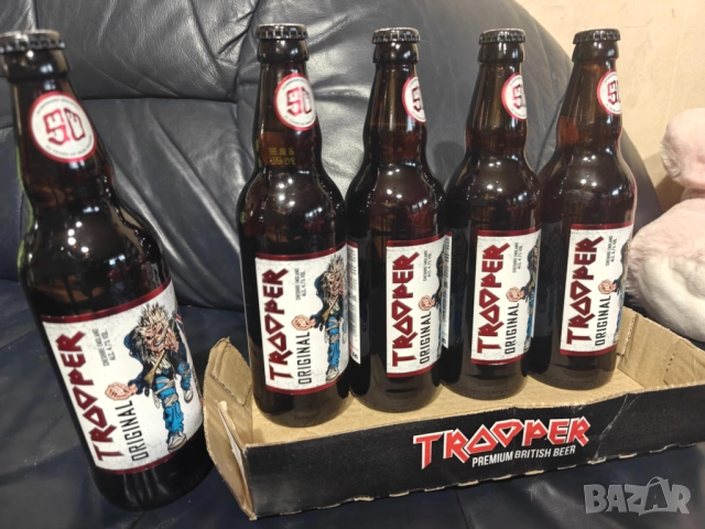 Iron Maiden The Trooper 50th Anniversary Beer Bottles , снимка 2 - Китари - 52097466