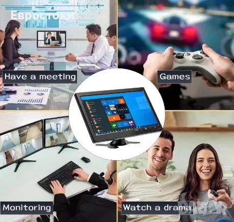 Преносим монитор за кола CAMECHO, екрана за кола 10,1 инча, 1080P Full HD (1024 x 600 16:9, снимка 6 - Аксесоари и консумативи - 48349644