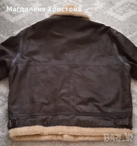 Мъжко яке естествена кожа HENRY MORELL, снимка 3 - Якета - 48523730