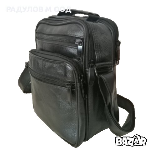 Мъжка кожена ежедневна чанта 23*18см / 5104, снимка 2 - Чанти - 43478294