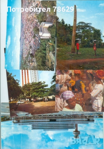 пощенски картички от нигерия и египет - над 50 бр, снимка 2 - Колекции - 52950476