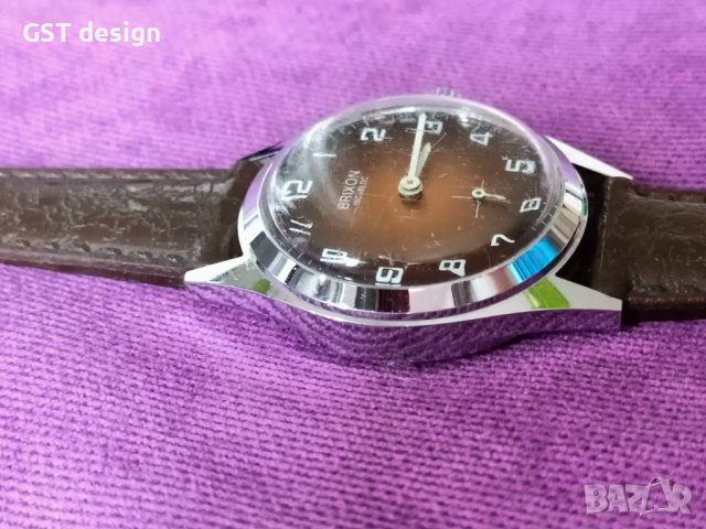 Много рядък Оригинал Часовник Швейцарски Incabloc Swiss Made Механичен , снимка 5 - Мъжки - 44062789