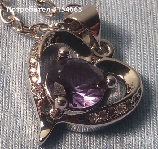 Колие с кристал 