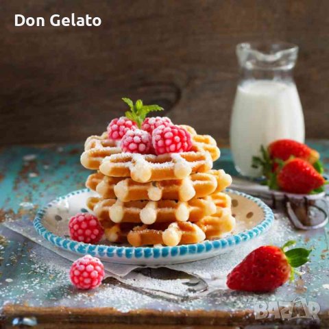 Суха смес за Белгийски гофрети Ванилия * (1000г / 1,5 L Вода), снимка 6 - Други - 37667874