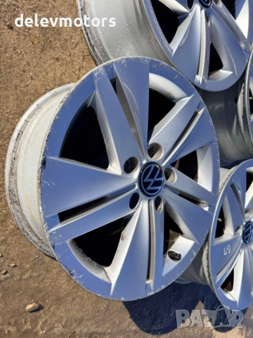 5H0601025 алуминиеви джанти 16 цола, 7J, ET48 от Volkswagen Golf VIII Variant, двигател DFYA, снимка 6 - Гуми и джанти - 52528381
