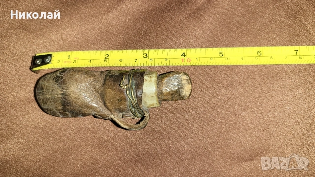 Пунгия, куршумарник, барутник, барутница кожа България, снимка 6 - Антикварни и старинни предмети - 53175349