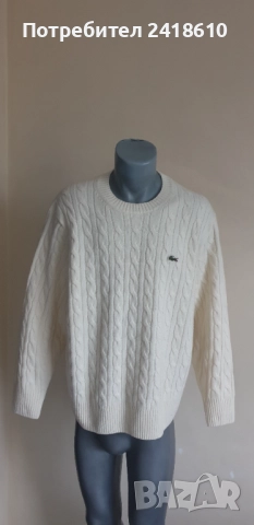 Lacoste Wool / Knit Mens Size 6 - XL  НОВО! ОРИГИНАЛ! Mъжки Пуловер, снимка 10 - Пуловери - 52554220