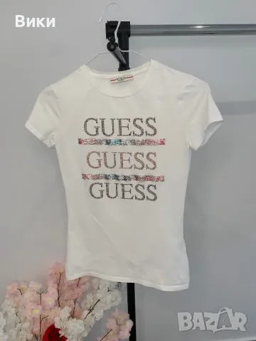 Тениска Guess размер S, снимка 4 - Тениски - 49890261