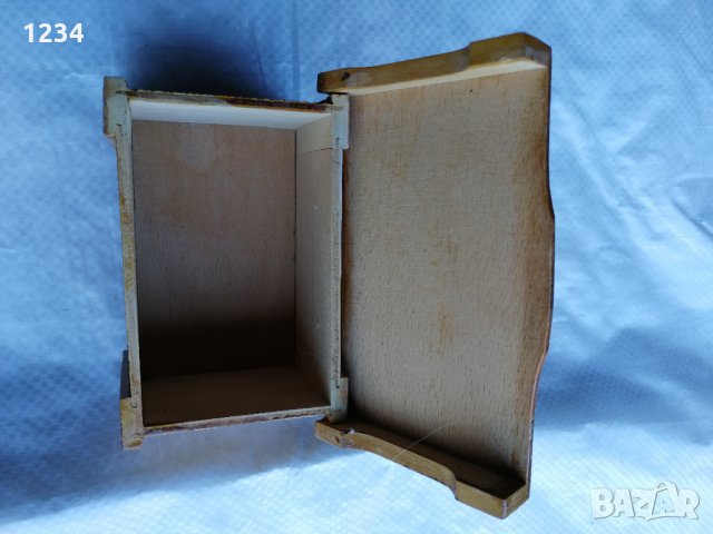Дървена кутия 13 х 7.5 h 7 см. , снимка 3 - Други стоки за дома - 32815605