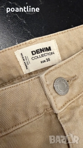 НОВО! Tally Weijl дънкови гащи широк крачол накъсан ефект, снимка 6 - Дънки - 51977689