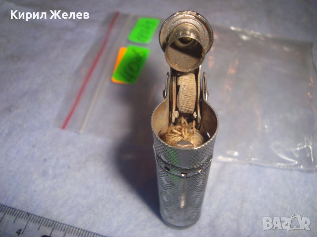 СТАРА БЕНЗИНОВА МАРКОВА РЕТРО Тип ИМКО СРЕБРИСТА ЗАПАЛКА 18643, снимка 7 - Колекции - 37110856