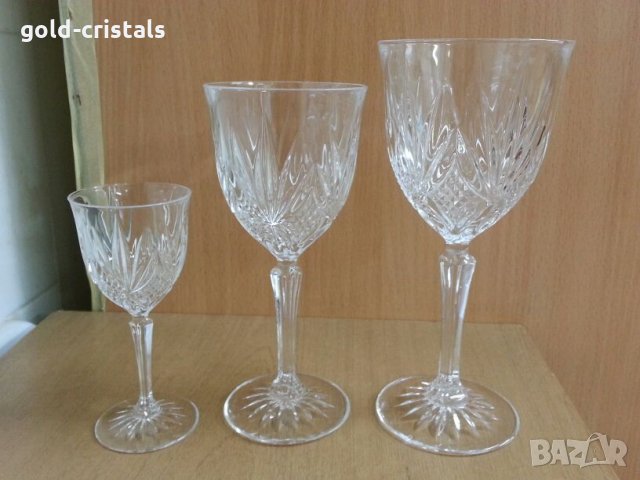 кристални чаши, снимка 12 - Антикварни и старинни предмети - 26224825