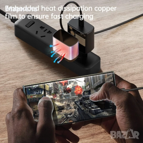 Адаптер за Бързо Зареждане 45W / Type С, снимка 6 - Друга електроника - 52235305