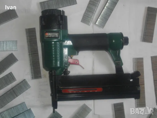 ПНЕВМАТИЧЕН ТАКЕР Комбиниран скоби 13-40мм пирони 10-50мм Parkside Made in Germany 2011г. PARKSIDE, снимка 13 - Други инструменти - 47782044