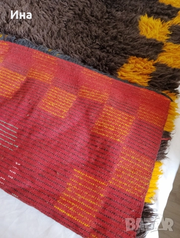 Китеник,халище, губер ,1.86/1.35 м, снимка 5 - Покривки за легло - 52840119
