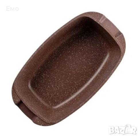 Съд за печене с капак - 32x8cm, 4.8L, шоколад,  лят алуминий, снимка 7 - Съдове за готвене - 48552190