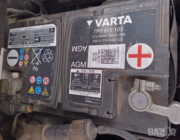 Оригинален VAG AGM акумулатор Varta 68ah., снимка 6 - Аксесоари и консумативи - 53384660
